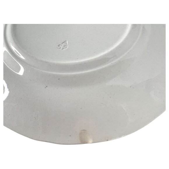 2 Spode Copeland Mayflower Bread & Butter Plates Floral Set 6.5” Made England - Picture 4 of 7